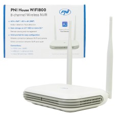 Resigilat : NVR wireless PNI House WIFI800 8 canale 5MP sau 4 canale 4K 8MP prompt foto
