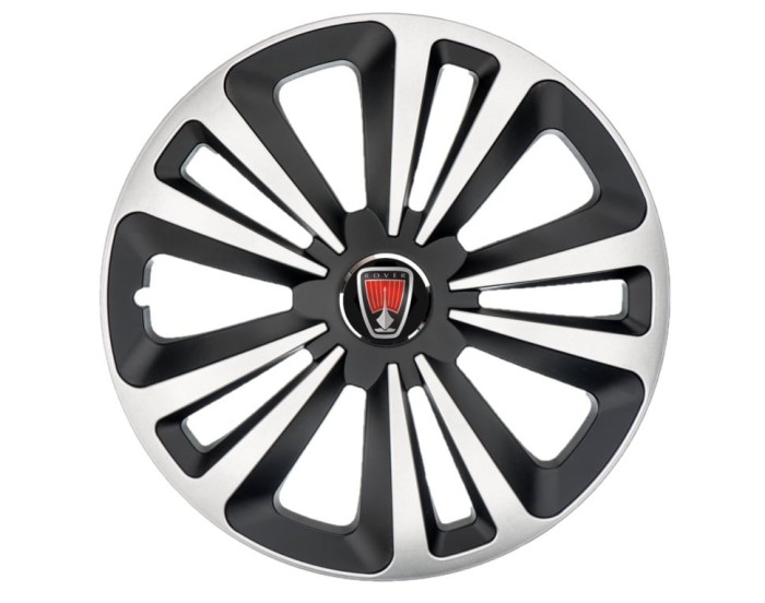 Set 4 Capace Roti Terra Gri-Negru R16, pentru gama auto Range Rover