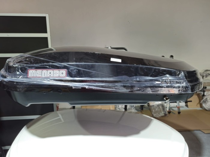 Cutie portbagaj Menabo Diamond 450 Black, 163x90x36cm