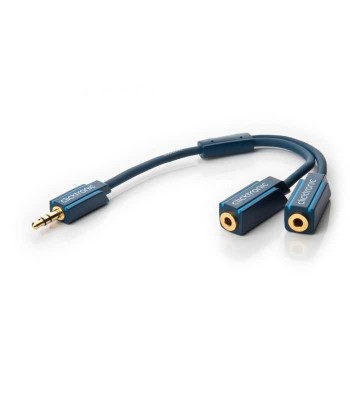 Cablu adaptor Profesional splitter Jack 3.5 mm x2 OFC cupru ecranat foto