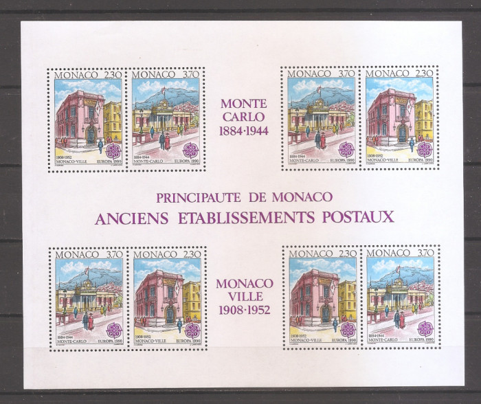 Monaco 1990 - EUROPA CEPT - Tablouri de Hubert Clerissi( MC ), MNH