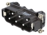 Conector HDC cu 6 Inserturi de Contact Tată 42A