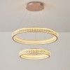 Candelabru Cristal, Kensington Magno, 62W, Auriu, 2 elemente, Inaltime reglabila, Lumina Calda/Rece/Neutra ModernLight Concept
