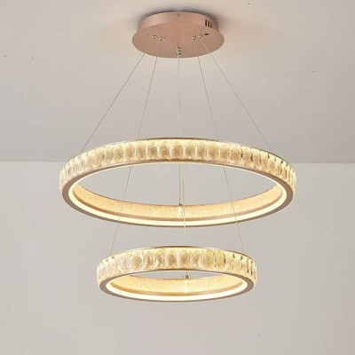 Candelabru Cristal, Kensington Magno, 62W, Auriu, 2 elemente, Inaltime reglabila, Lumina Calda/Rece/Neutra ModernLight Concept foto