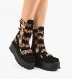 Cumpara ieftin Ghete dama Stripe Negre 4