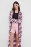 Pepe Jeans cardigan femei, culoarea roz, light