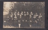 Romania Bistrita Nasaud - Elevele Gimnaziului Principesa Elena 1927 - foto Hausler