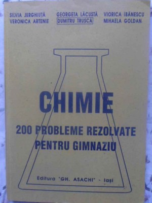 CHIMIE, 200 PROBLEME REZOLVATE PENTRU GIMNAZIU-DUMITRU TRUSCA SI COLAB.-267363 foto