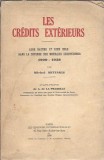 Les credits exterieurs (1939) - Michel Mitzakis