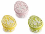 Cumpara ieftin Set 3 Oua Paste ceramica multicolora cm 14 x 17 x 8,5 H