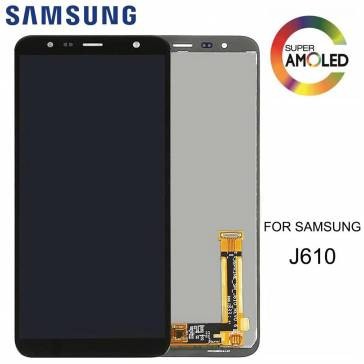 Display cu touchscreen Samsung Galaxy J6 Plus J610F Negru Original foto