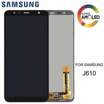 Display cu touchscreen Samsung Galaxy J6 Plus J610F Negru Original