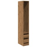 Cumpara ieftin Sifonier, stejar artizanal, 30x50x200 cm, lemn prelucrat