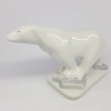 Urs polar - Bibelou portelan romanesc vintage Iris Cluj