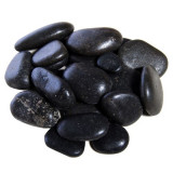 Pietricele decorative pentru sol sau ghiveci,negru,3-4 cm,1 kg, Oem