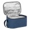 Geanta izoterma cu fermoar, albastru jeans, 4L, 21x12x14cm