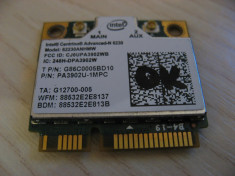 Placa wireless laptop Toshiba Tecra R950, Intel Advanced-N 6230, G86C0005BD10 foto