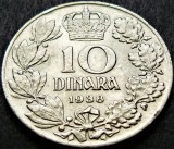 Cumpara ieftin Moneda istorica 10 DINARI / DINARA - YUGOSLAVIA, anul 1938 * cod 1696, Europa