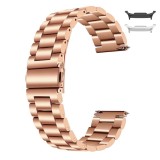 Curea metalica compatibila Samsung Galaxy Watch8 44mm, Pink Gold