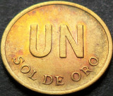 Moneda exotica 1/2 SOL DE ORO - PERU, anul 1976 * Cod 4487