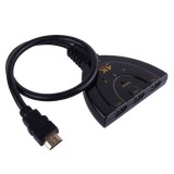 Splitter HDMI, 4K, 3 intrari, 1 iesire cu cablu 50cm