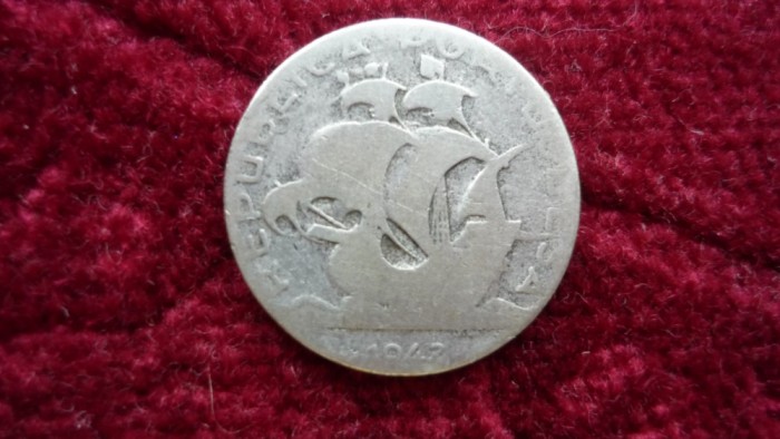 2.50 ESCUDOS 1942 ARGINT *****