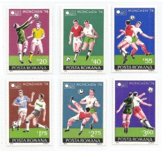 Romania, LP 852/1974, C.M. de Fotbal 1974 - Munchen, MNH foto