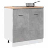 vidaXL Dulap inferior de chiuvetă &ldquo;Lyon&rdquo;, gri beton, 80 x 46 x 81,5 cm