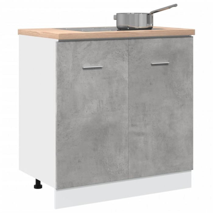 Gossi masca de chiuveta, gri beton, 80 x 46 x 81,5 cm, pal