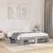 vidaXL Cadru de pat, gri sonoma, 150x200 cm, lemn prelucrat 3295469