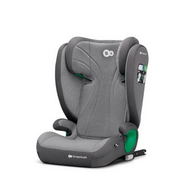 SCAUN AUTO KINDERKRAFT JUNIOR FIX2 I-SIZE, 100-150 CM, ROCKET GREY SuperHeroes ToysZone foto