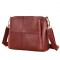 Geanta dama, BUSY LDY&amp;GTM&reg; Caprice, piele naturala, de umar si de mana, compartimente multiple, RedWine