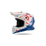 Casca copii motocross/enduro Ufo Plast Korey, albastru/alb/rosu, L Cod Produs: MX_NEW HE13600CWL
