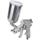 Evotools 630057 - Pistol de vopsit pentru compresor 1.5 mm 0.4 l vas din metal reglare debit vopsea reglare debit aer