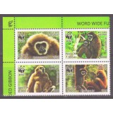 LAOS 2008 WWF FAUNA PROTEJATA MAIMUTE GIBONI