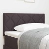 VidaXL Tăblie din Țesătură Geometric Maro &icirc;nchis 90 cm țesătură 42007218