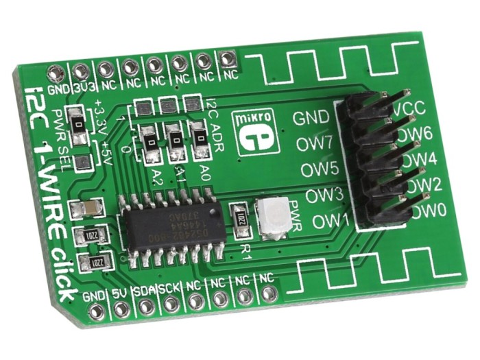 Placă prototip convertor I2C 1-wire