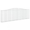 Cos gabion arcuit 400x30x120/140 cm fier galvanizat