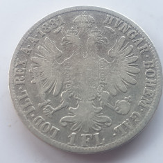 Austria 1 florin 1881 argint Franz Joseph l