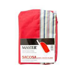Sacosa textila pentru carucior piata Master, Rosu foto