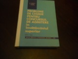 PROBLEME DE CHIMIE CONCURSUL ADMITERE IN INVATAMANTUL SUPERIOR-MARCULETIU 1971, Didactica si Pedagogica