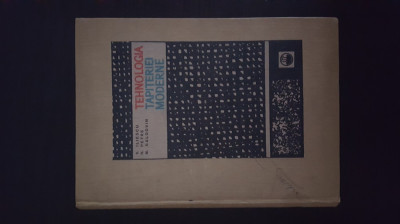 Tehnologia tapiteriei moderne - V. Iliescu, 1968 foto