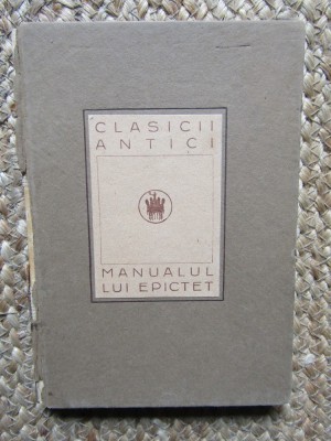 Manualul lui Epictet (1925) foto