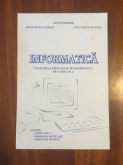 Ana Intuneric - INFORMATICA Auxiliar la manualele de informatica cls. X Ca noua! foto