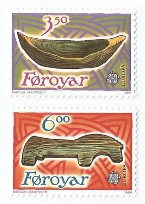 |Danemarca, Feroe, Europa CEPT, 1989, MNH foto