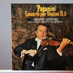 Paganini - Violin Concerto no 3 (1972/Philips/RFG) - VINIL/Vinyl/NM+