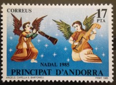 BC380, Andorra Spaniola 1985, serie Craciun foto