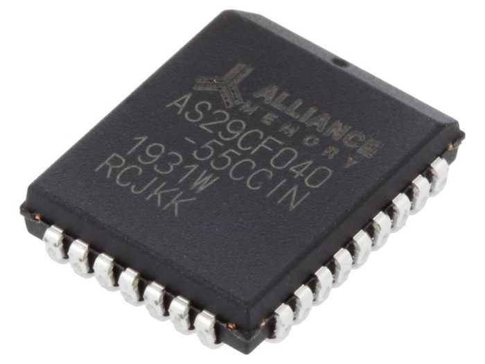 Memorie FLASH 4Mb 55ns PLCC32