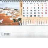 Calendar de birou, Orase Europa, 6 file, 2026