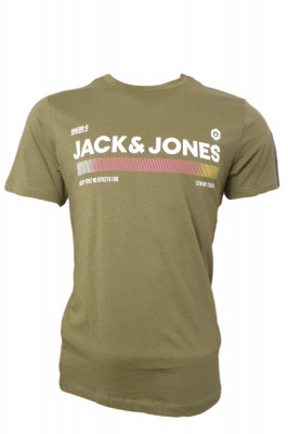 Tricou barbati Jack &amp;amp; Jones ONE 99, bumbac, kaki, L foto